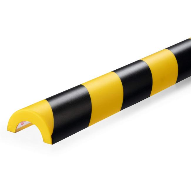[DU115130] Pipe protection profile P30, yellow-black, self-adhesive