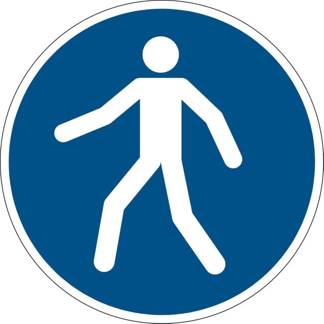 Floor Command Mark Use Pedestrian Walkway