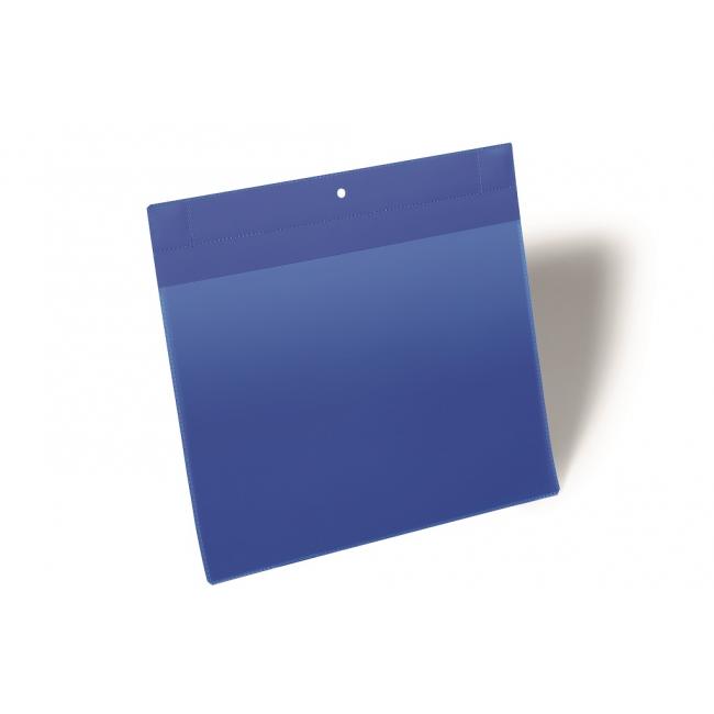 [DU174807] Magnetic bag for labels 297 x 210 mm width 10 pcs blue