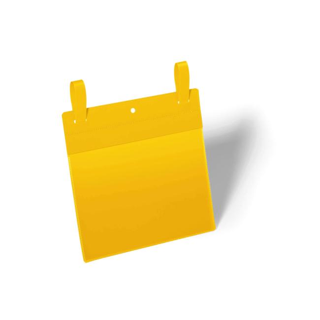 Taška na etikety s páskami 210 x 148 mm šírka 50 ks žltá