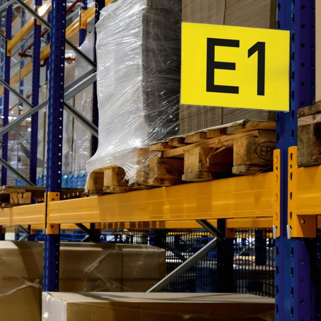 [DU187519] Magnetické značenie uličky A4, na šírku, transparentné Magnetické značenie uličky