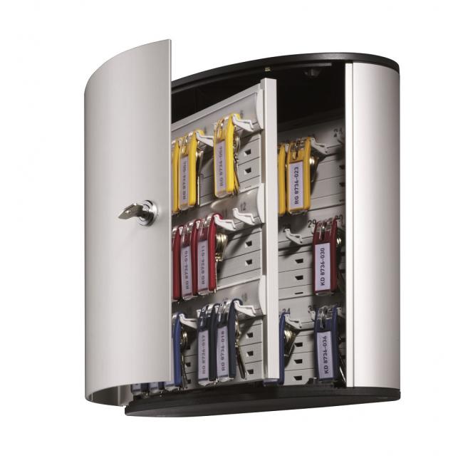 Cabinet for 36 keys DURABLE KEY BOX 36 silver