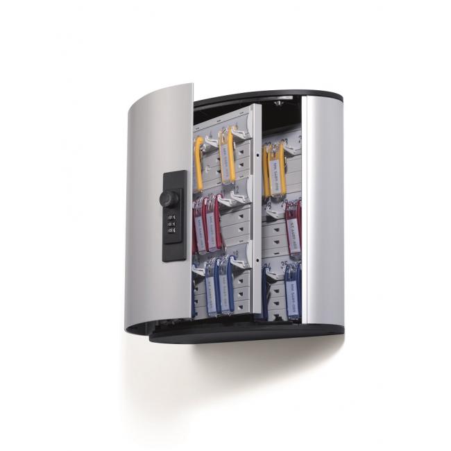Cabinet for 36 keys with code lock DURABLE KEY BOX CODE 36 silver