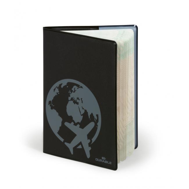 DURABLE passport case with RFID protection black