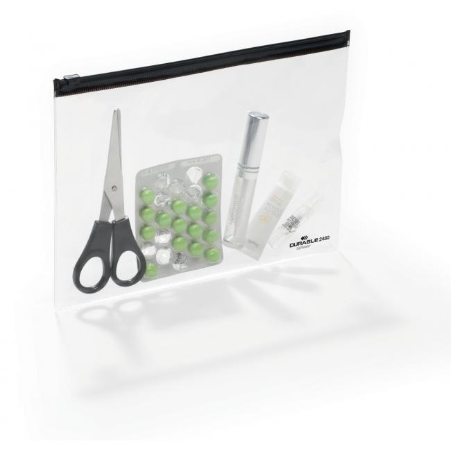 [DU248001] A5 plastic cover with DURABLE zipper