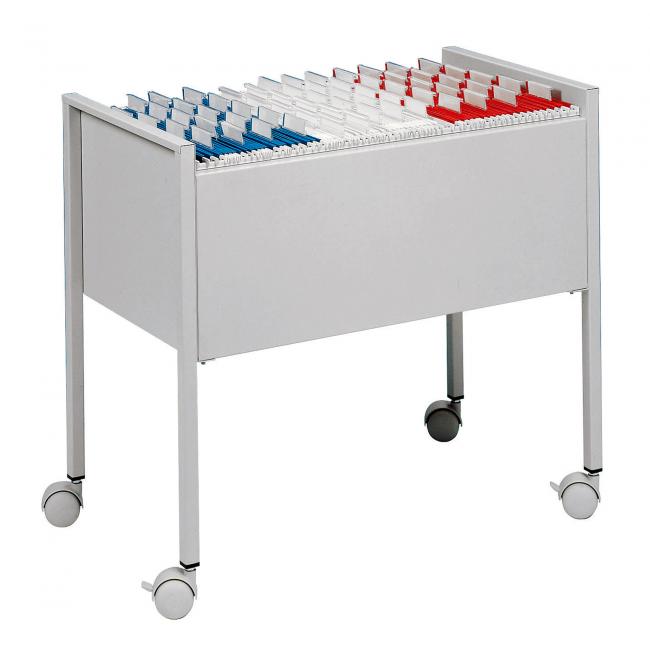 [DU309510] Mobile filing cabinet DURABLE ECONOMY 80 A4 gray