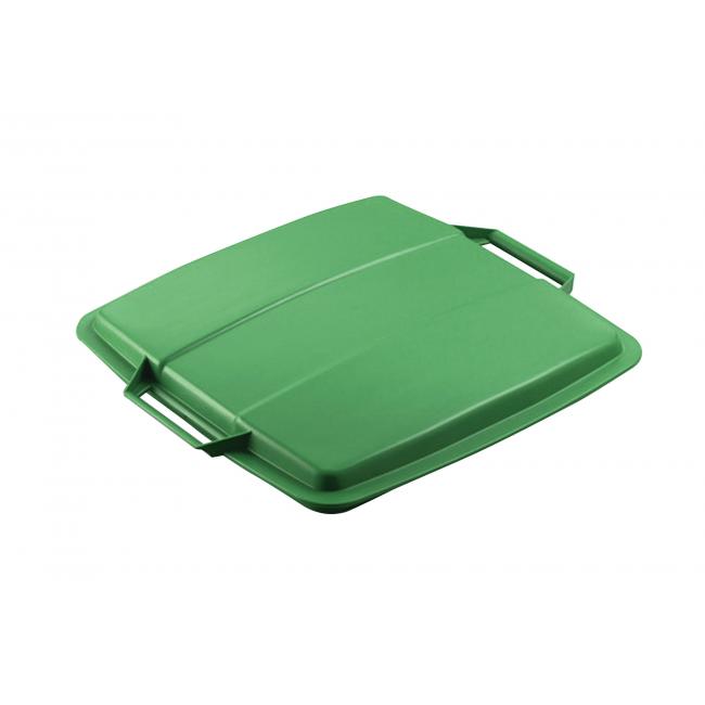 Lid for large-capacity plastic basket DURABIN 90 green