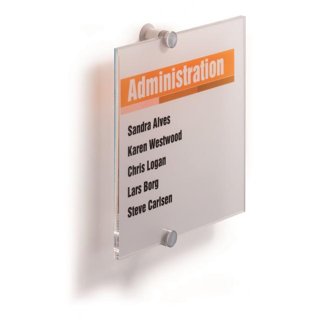 [DU482419] Information table Crystal Sign 210x210 mm