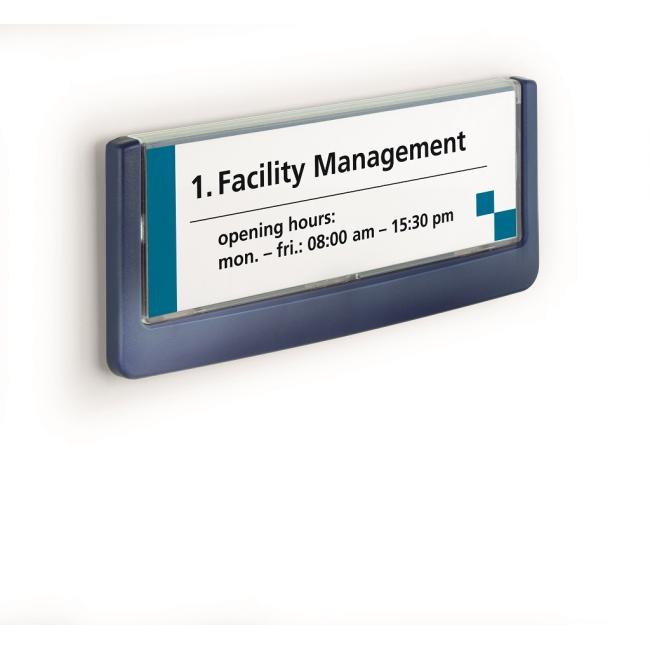 Information table Click Sign 149x52.5 blue