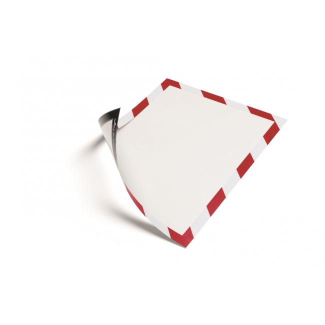 [DU494532] Panel DURAFRAME MAGNETIC SECURITY A4 red-white