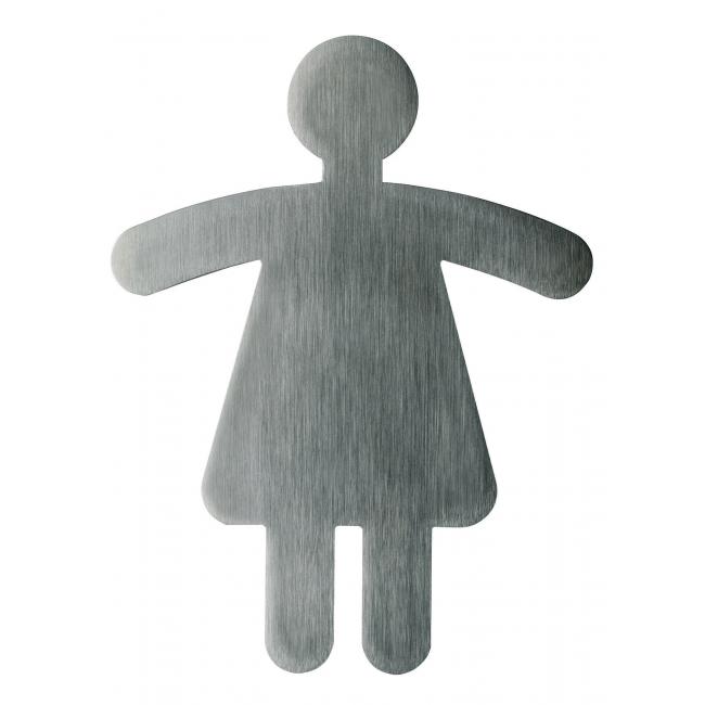 Pictogram toilet ladies shaped