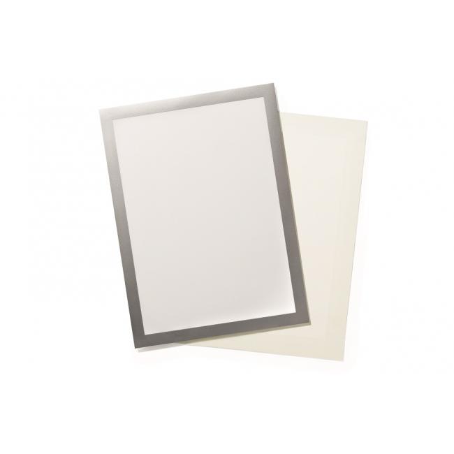 Duraframe Grip A4 strieborná