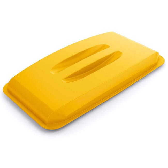 Lid for plastic bin DURABIN 60 yellow