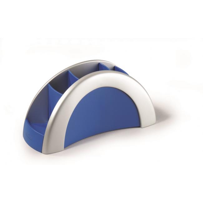 Pen stand VEGAS silver/blue
