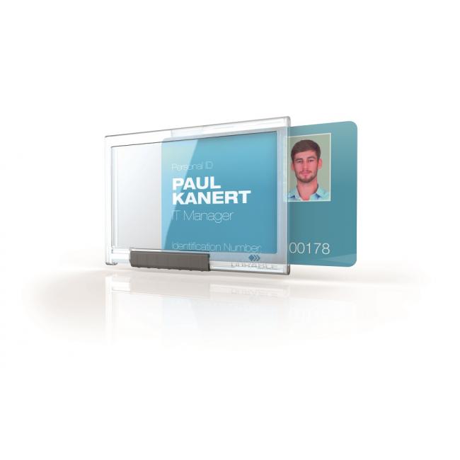 Case for 1 card DURABLE PUSHBOX MONO 10 pcs