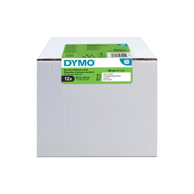 [DY093091] Self-adhesive labels Dymo LW 89x28mm addressed white 1560 pcs