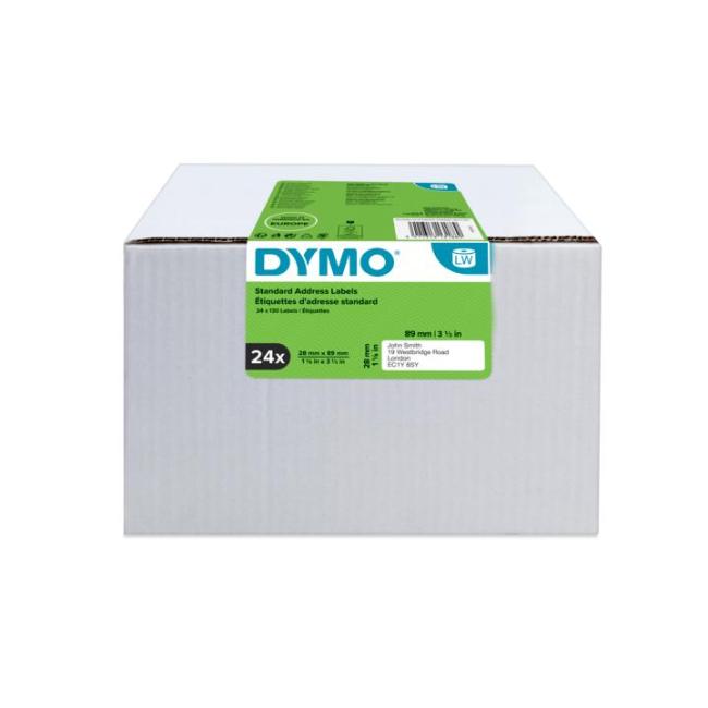 [DY722360] Samolepiace etikety Dymo LW 89x28mm adresované biele 3120 ks