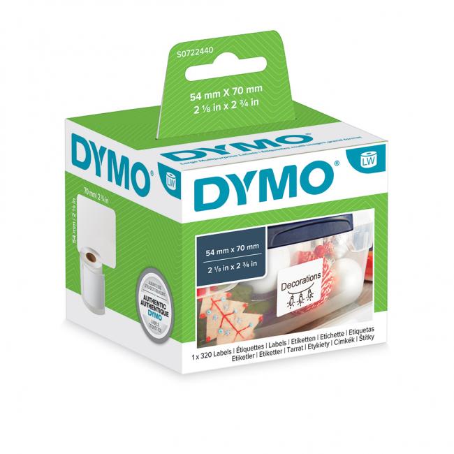 [DY722440] Self-adhesive labels Dymo LW 70x54mm multipurpose white
