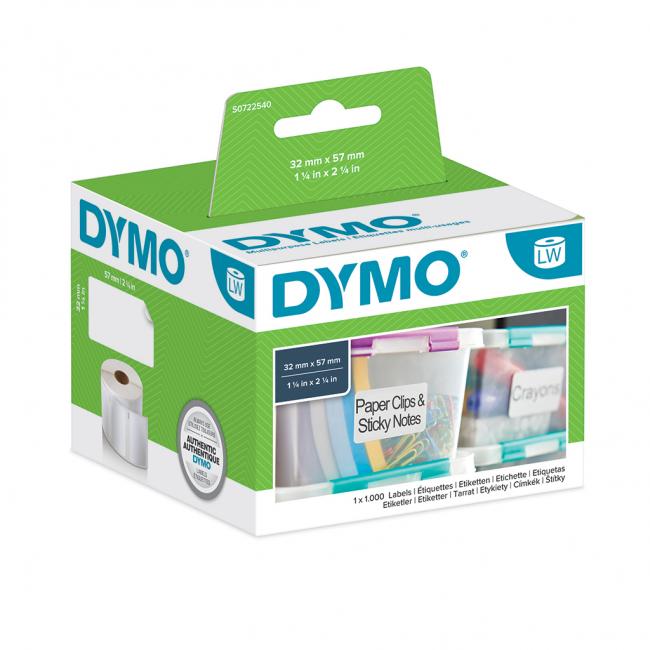 [DY722540] Self-adhesive labels Dymo LW 57x32mm multipurpose white
