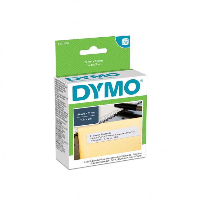 Self-adhesive labels Dymo LW 51x19mm multipurpose white