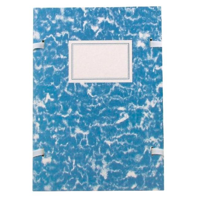 [EC017701] File boards A4 marble blue