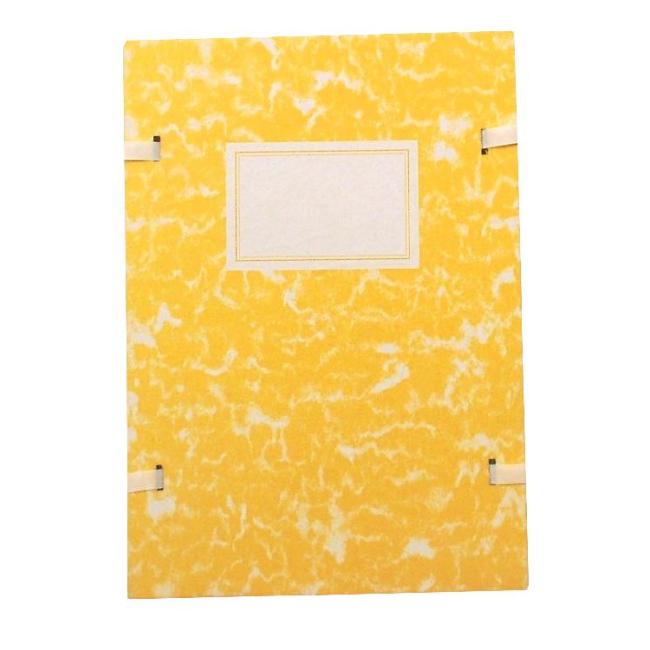 [EC017703] File boards A4 marble yellow