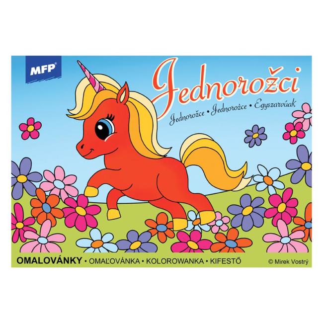 Maľovanka A5 Jednorožci