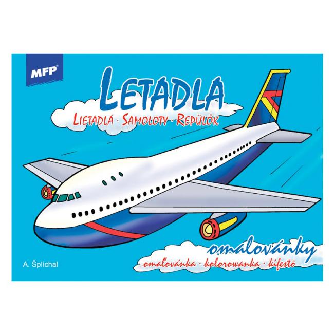 Maľovanka A5 Lietadlá