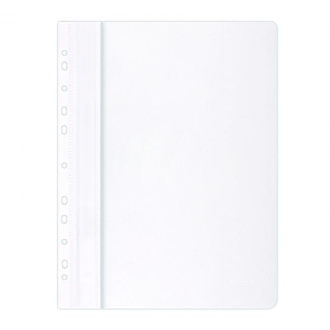 Quick binder PP with euro punching matt white