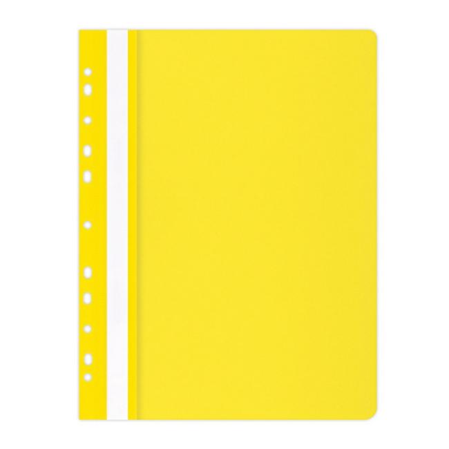 Quick binder PP with euro punching matt yellow