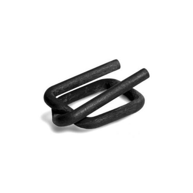 [EC476810] Binding clip for polyester tape PES width 16mm, wire phosphate/1000pcs/