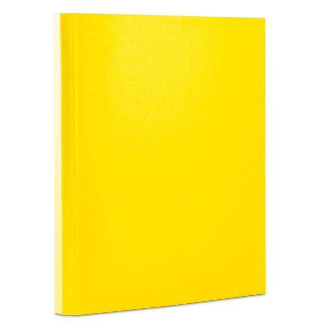 [EC741106] Cardboard box with Velcro 40mm Office products yellow