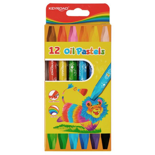 [EC971353] Olejové pastelky KEYROAD, 12 farieb