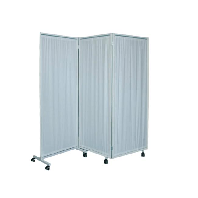 Mobile screen, 3-piece, h.178 x w.192 cm, white