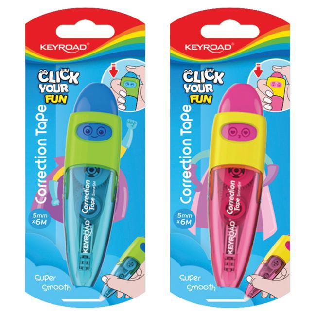 [EC972101] Korekčná páska - KEYROAD pero, blister, 5 mm x 6 m