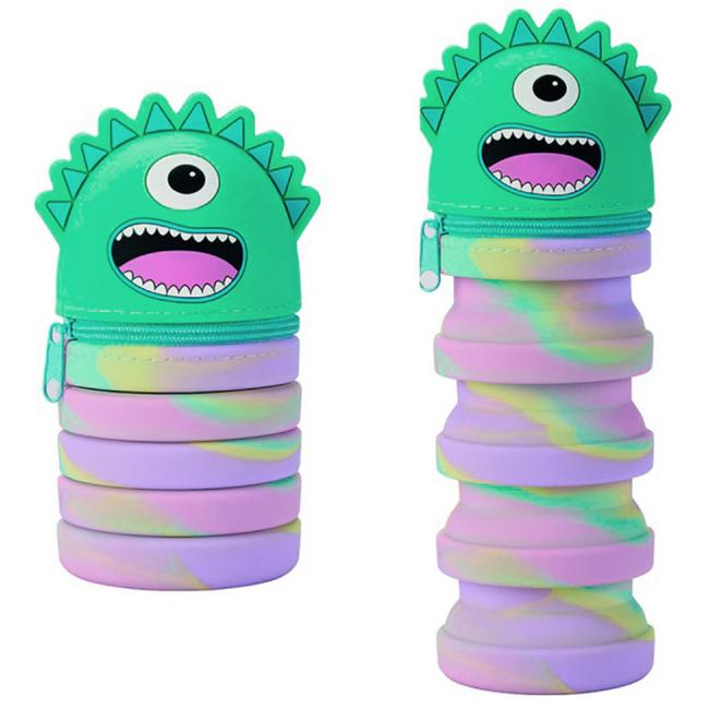 Peračník KEYROAD stojaci silikónový Monster, mix farieb