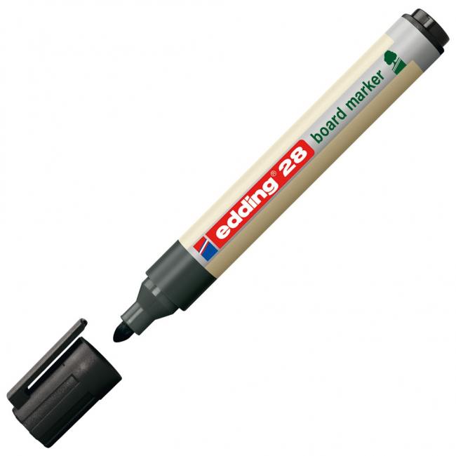 Blackboard marker edding 28 black