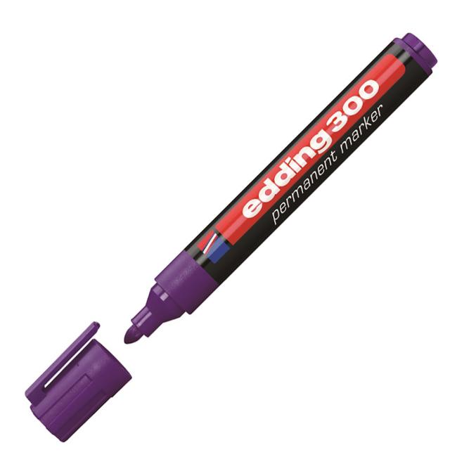 Permanent marker edding 300 purple