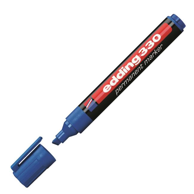 Permanent marker edding 330 blue