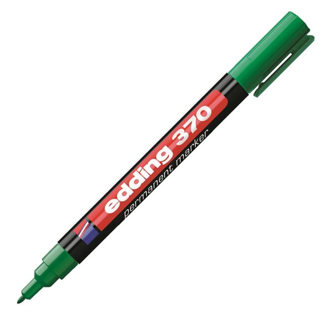 Permanent marker edding 370 green