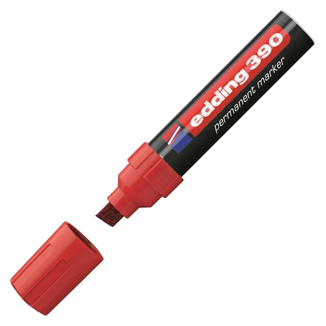 Permanent marker edding 390 red