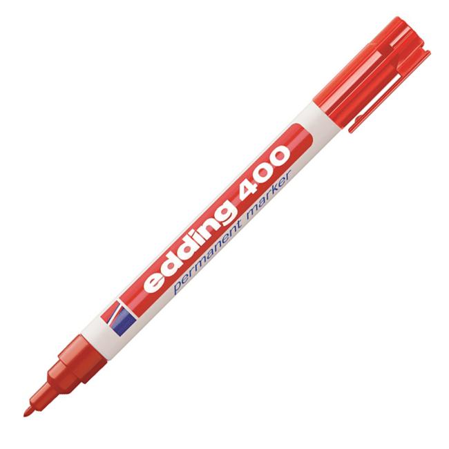 Permanent marker edding 400 red