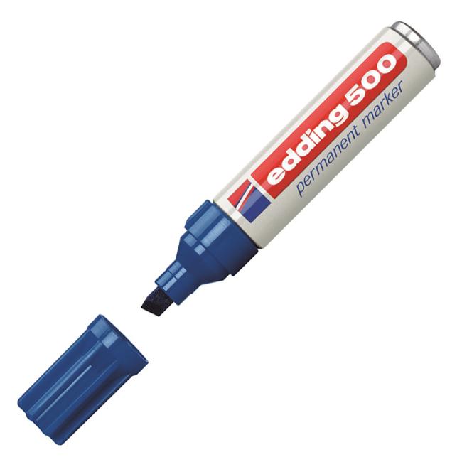 Permanent marker edding 500 blue