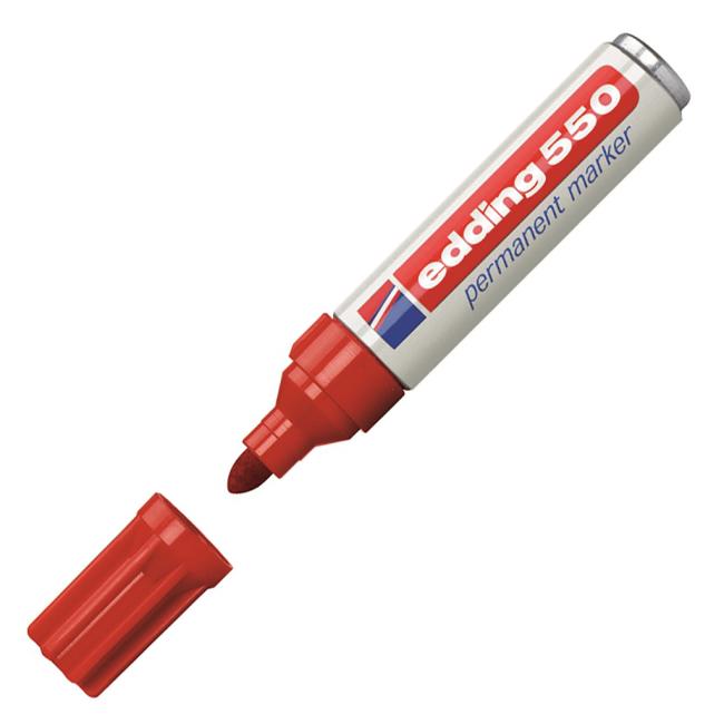 Permanent marker edding 550 red