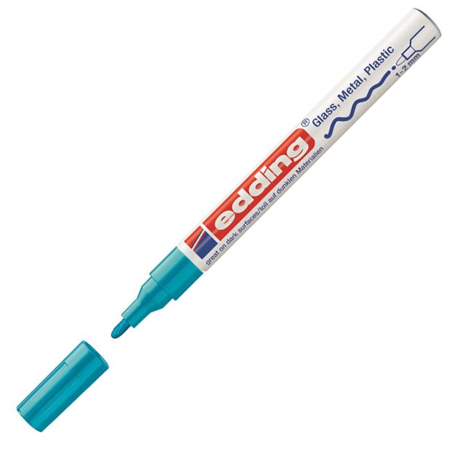 Lacquer marker edding 751 light blue