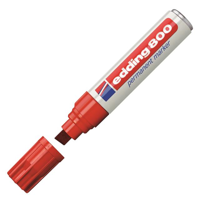 Permanent marker edding 800 red