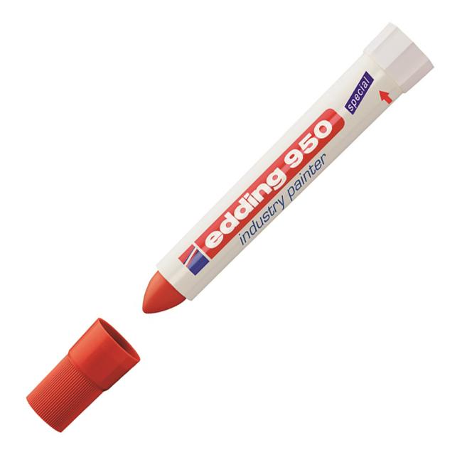 Industrial wax marker edding 950 red