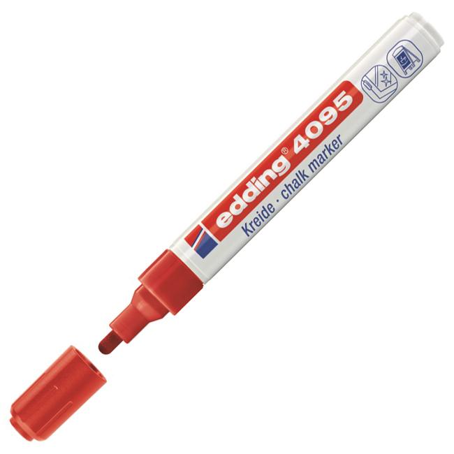 Chalk marker edding 4095 red