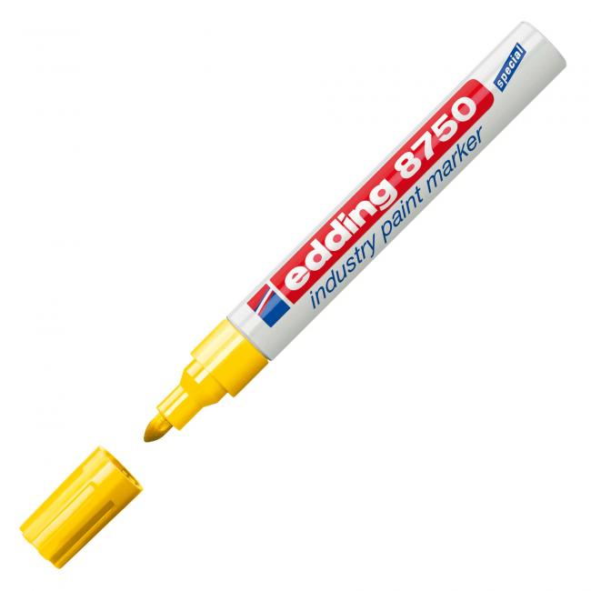 Industrial lacquer marker edding 8750 yellow