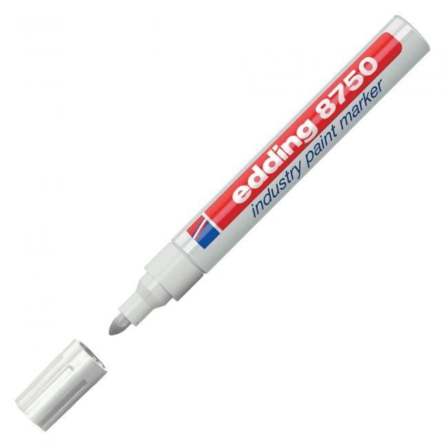 Industrial lacquer marker edding 8750 white